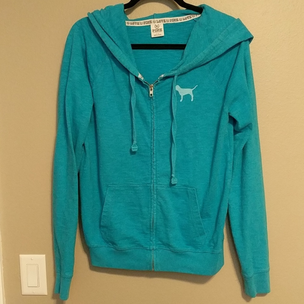 Pink zip up